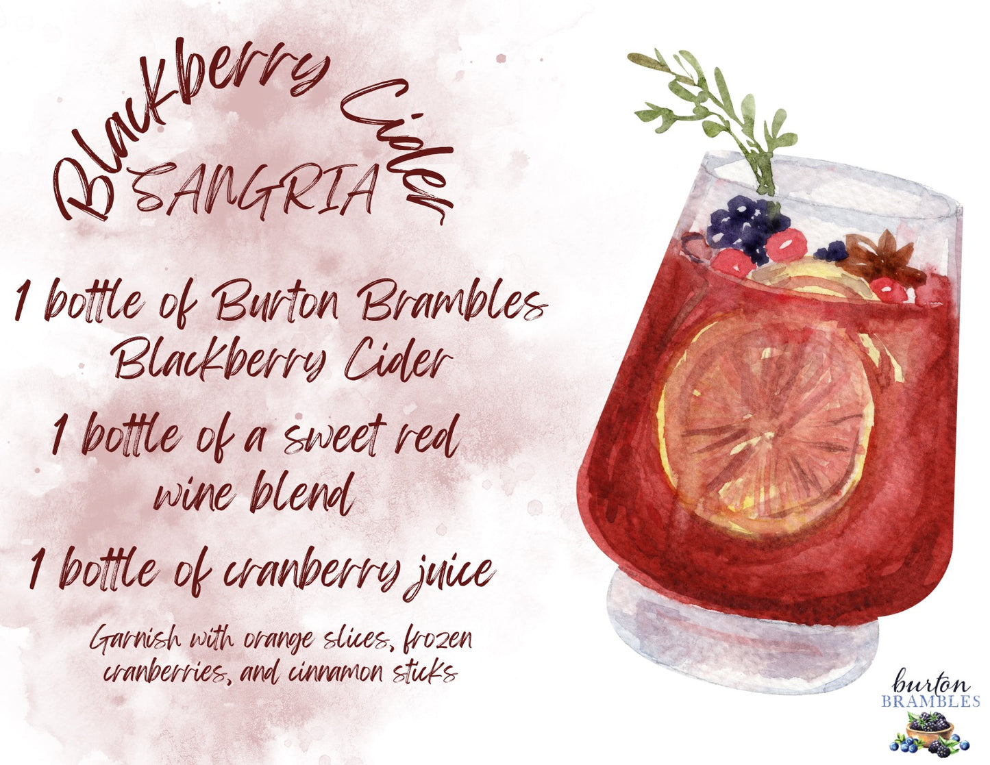 Blackberry Cider / Cocktail Mixer